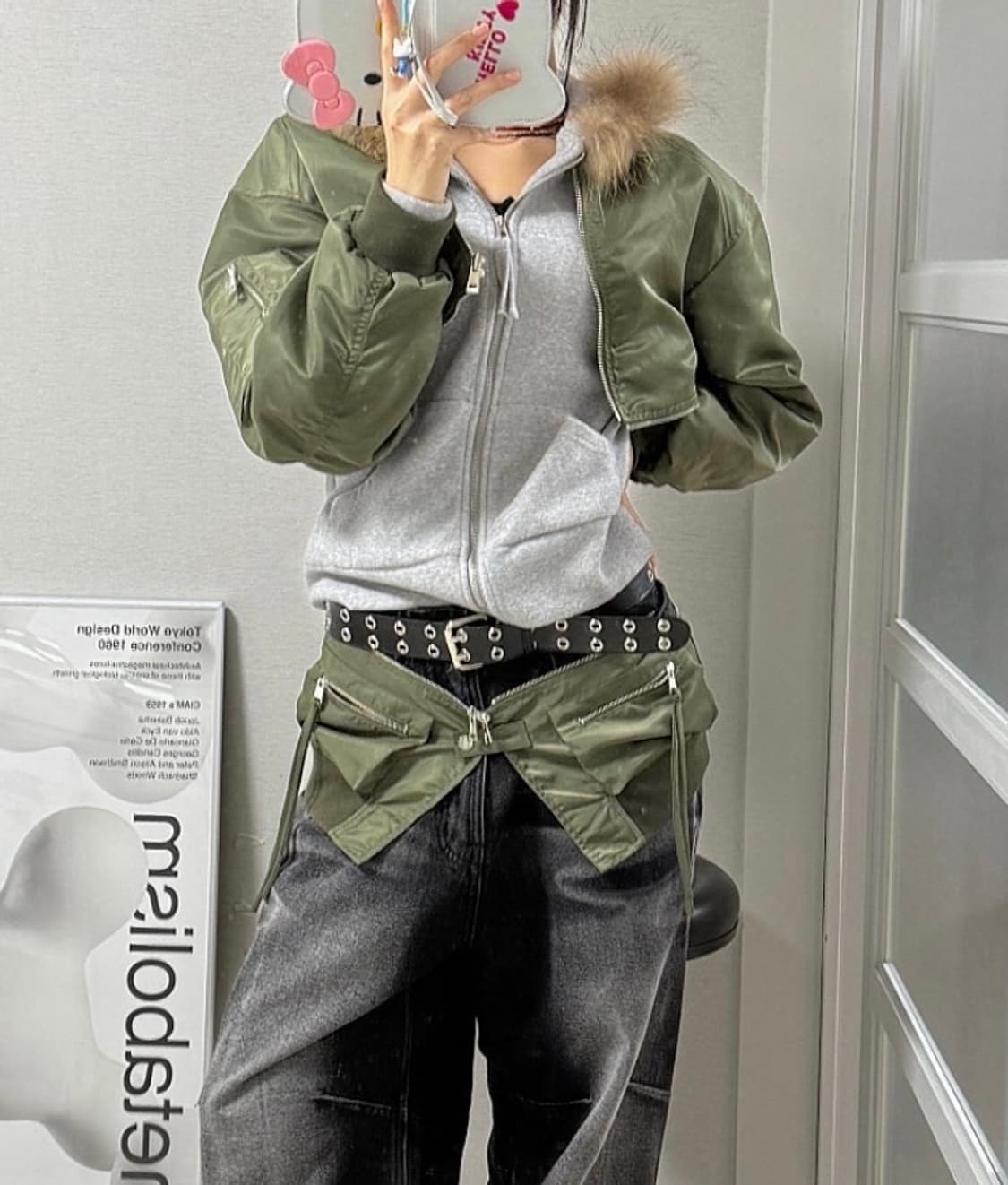 lcdc 항공점퍼 카키 상품이미지2