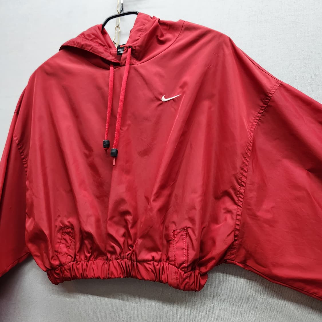 나이키 로고 아노락 후드 크롭 바람막이M(M) 상품이미지3