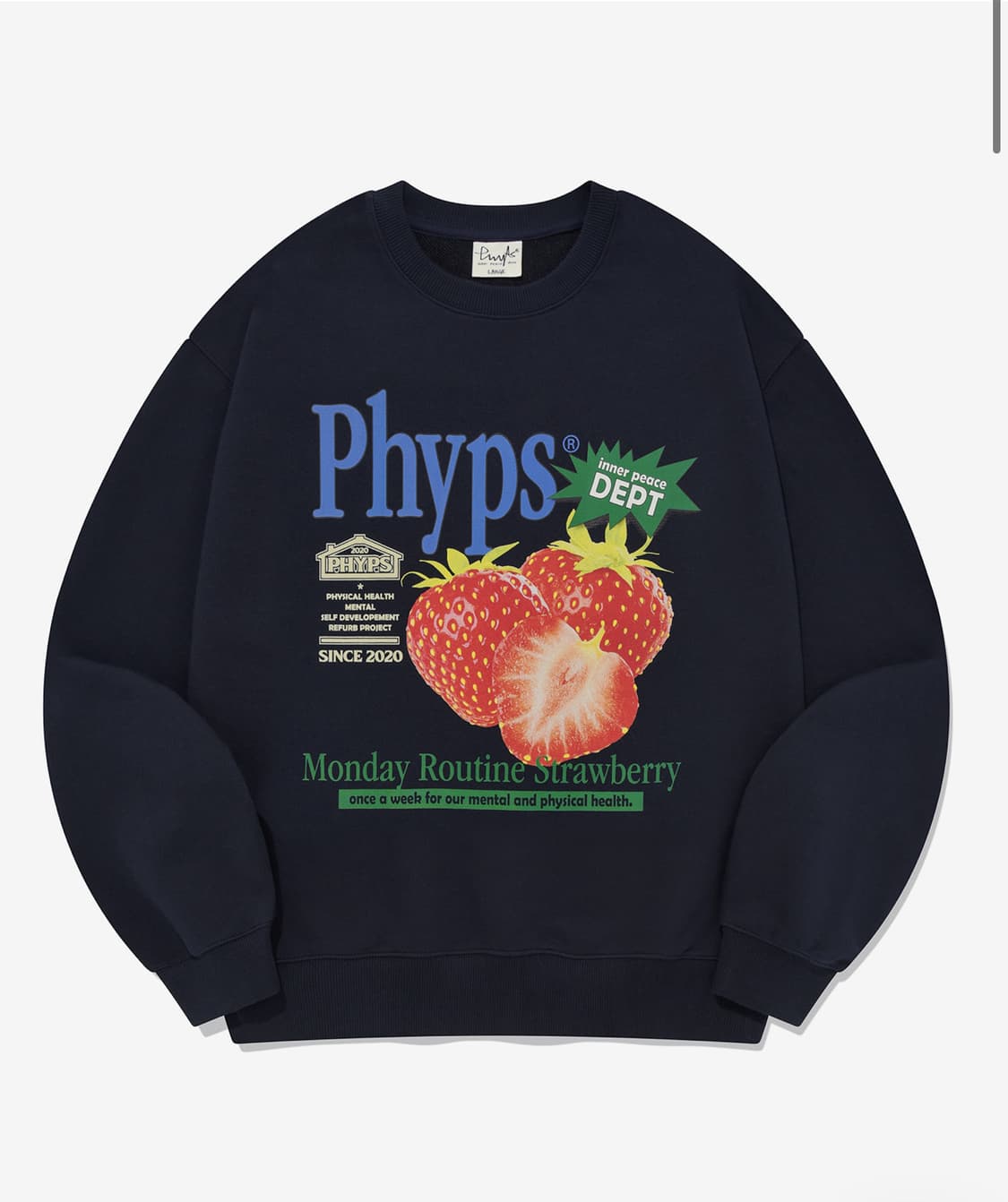 새싱품) phyps 맨투맨 M 상품이미지1