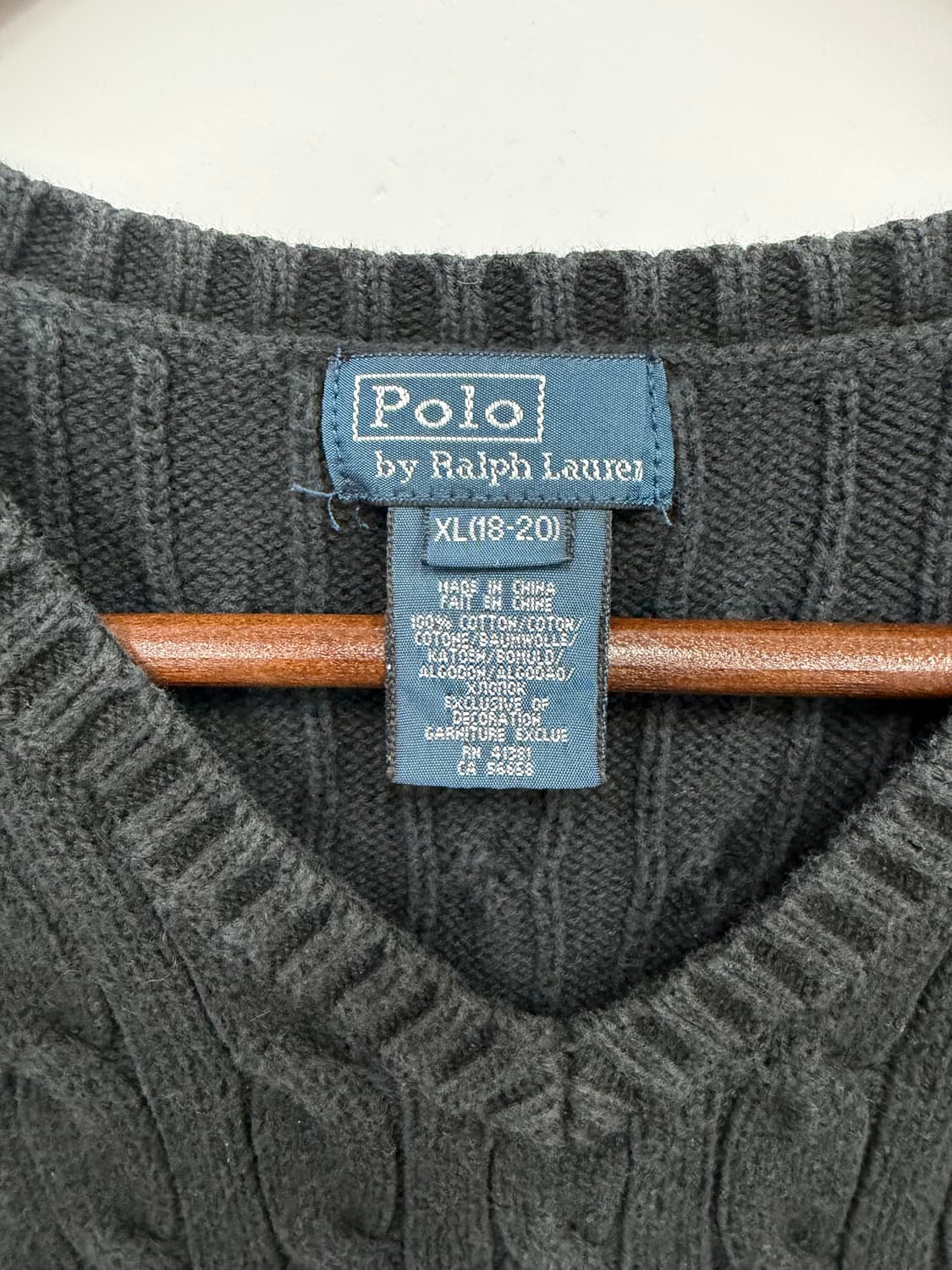 폴로 니트조끼 상품이미지2