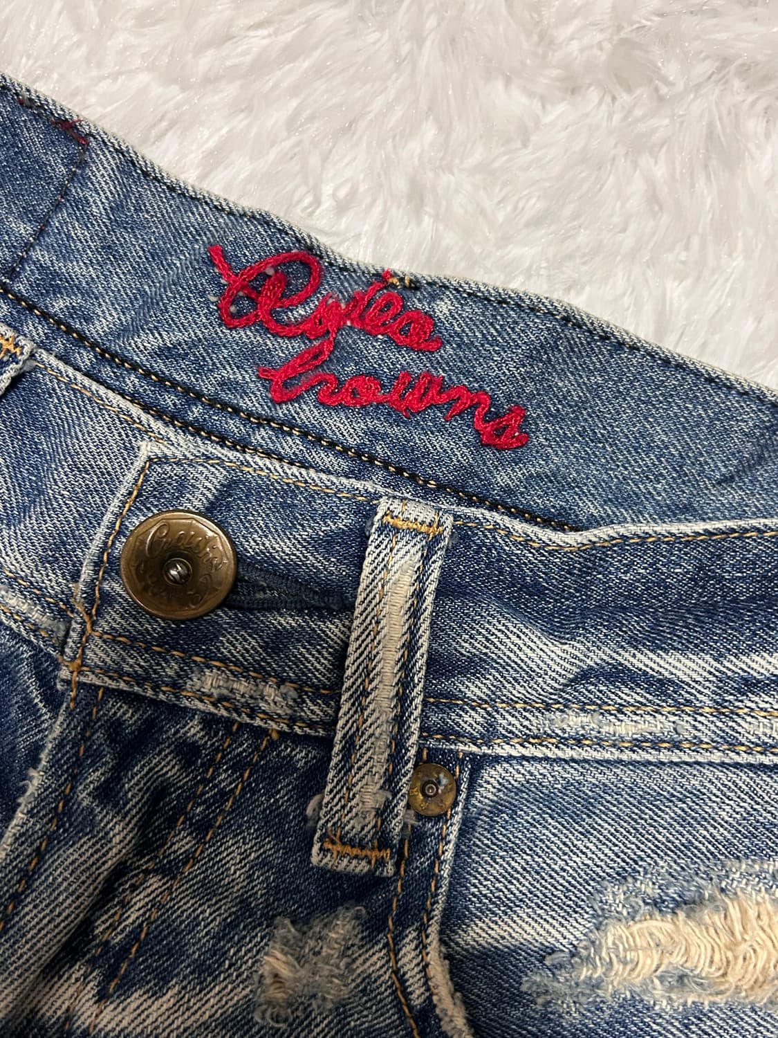 RODEO CROWNS damage y2k short 상품이미지3