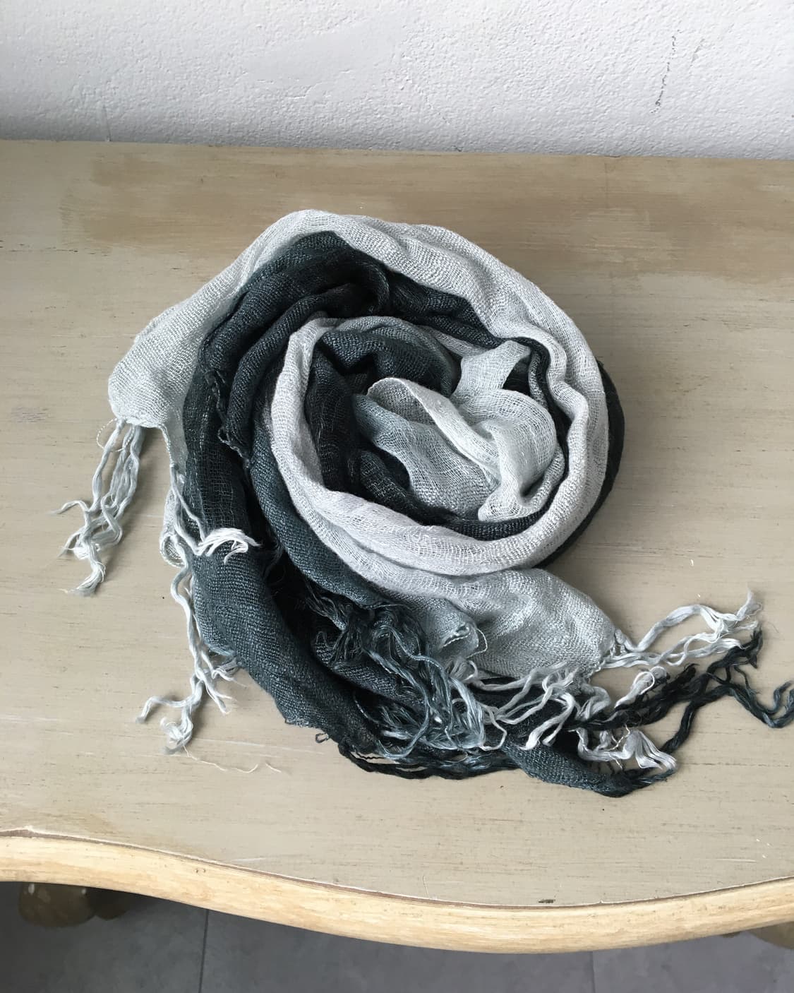 dyed pattern scarf 상품이미지1