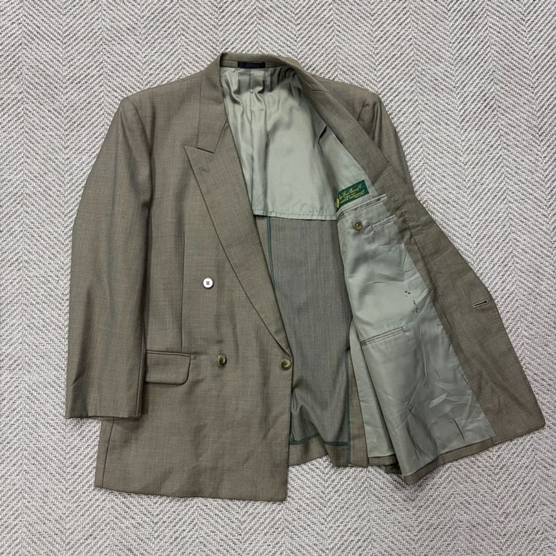 로로피아나 원단 더블 블레이저 v2656 상품이미지5