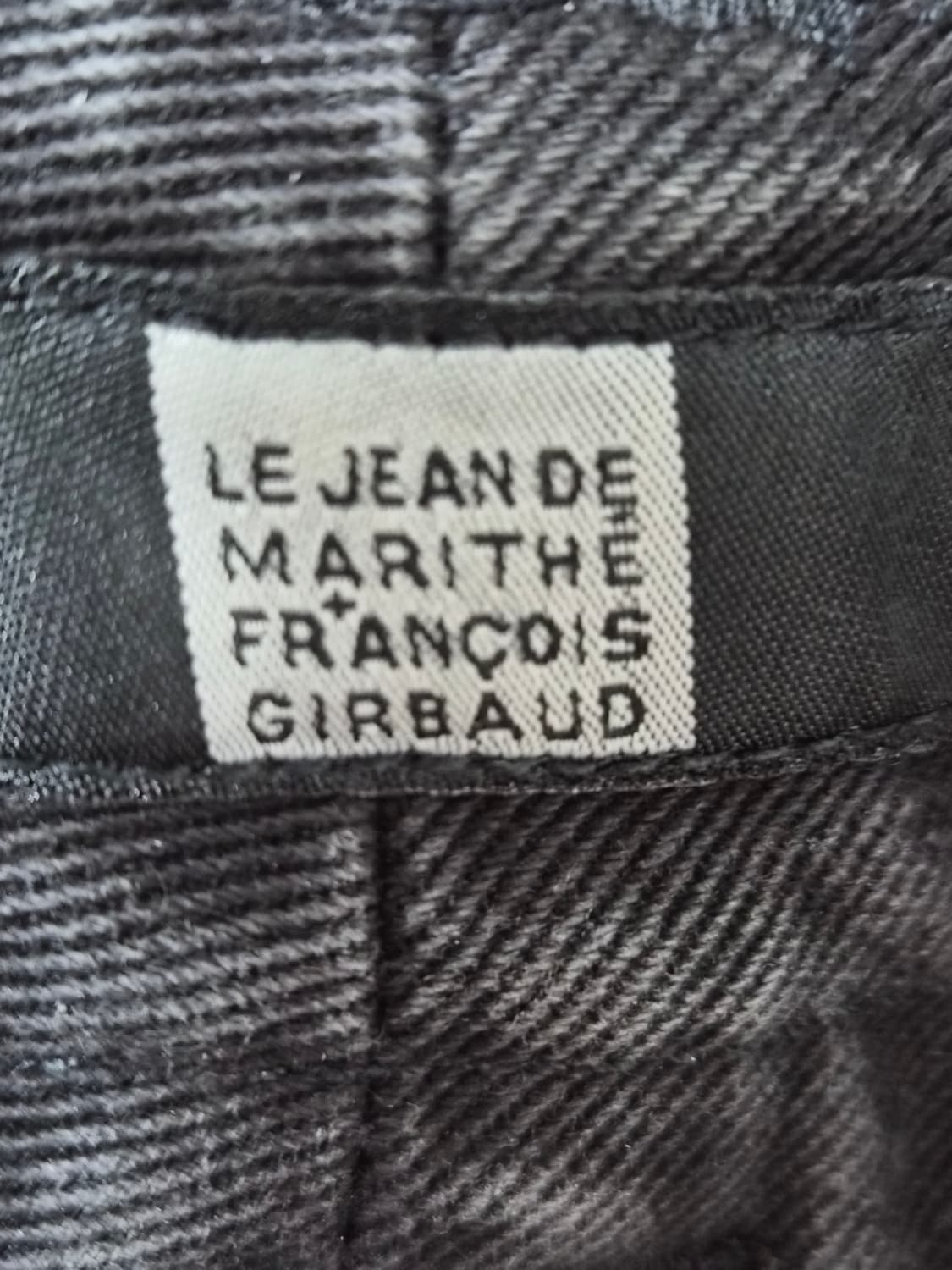 마리떼프랑소와저버 포켓 디테일 와이드 블랙 데님 33사이즈 P-52 상품이미지7