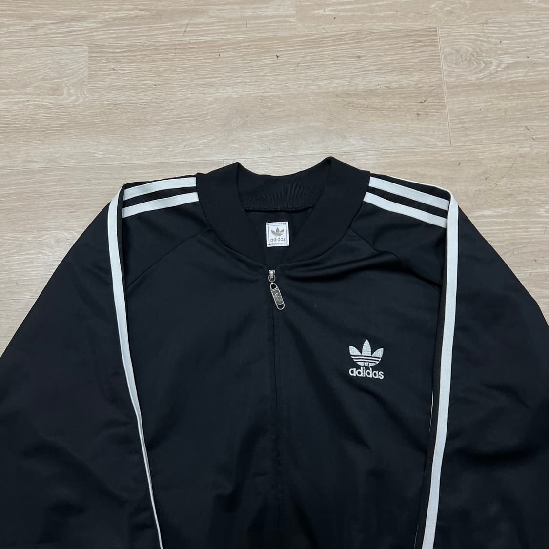 아디다스 여성 트레포일 로고 유로파 져지 트랙탑 자켓 [블랙] M/95 상품이미지2