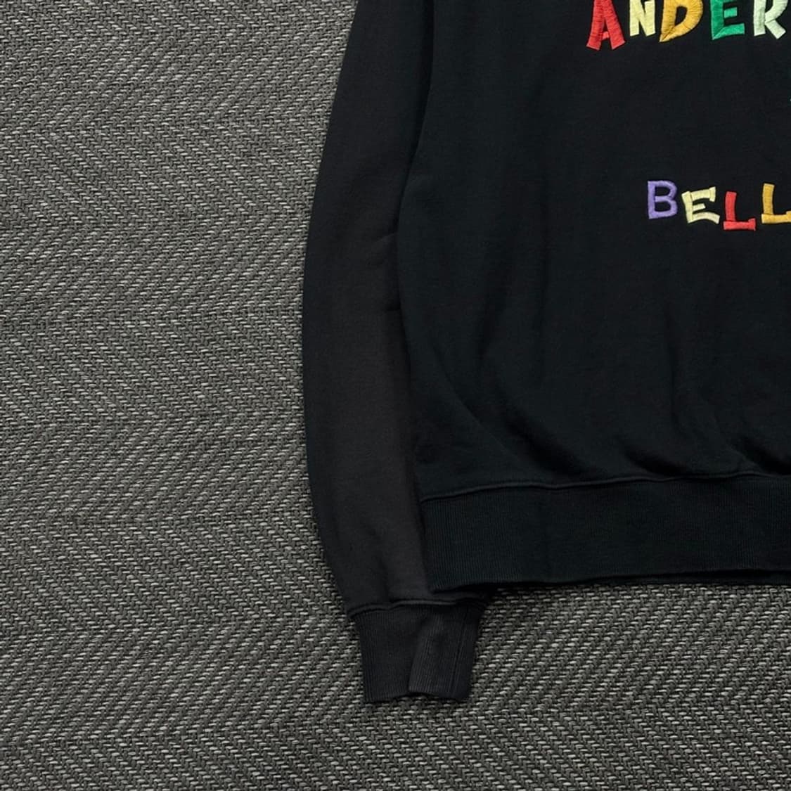 앤더슨벨 자수 패치 로고 맨투맨v0431 상품이미지4