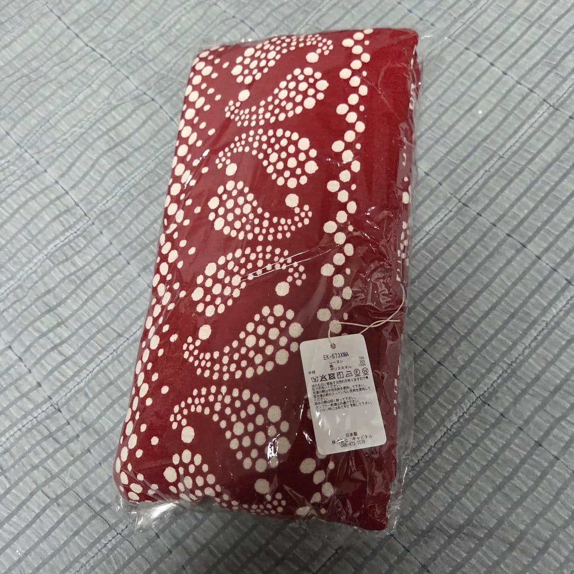 캐피탈 헬프 레이온 반다나 패턴 케사 머플러 레드 상품이미지2