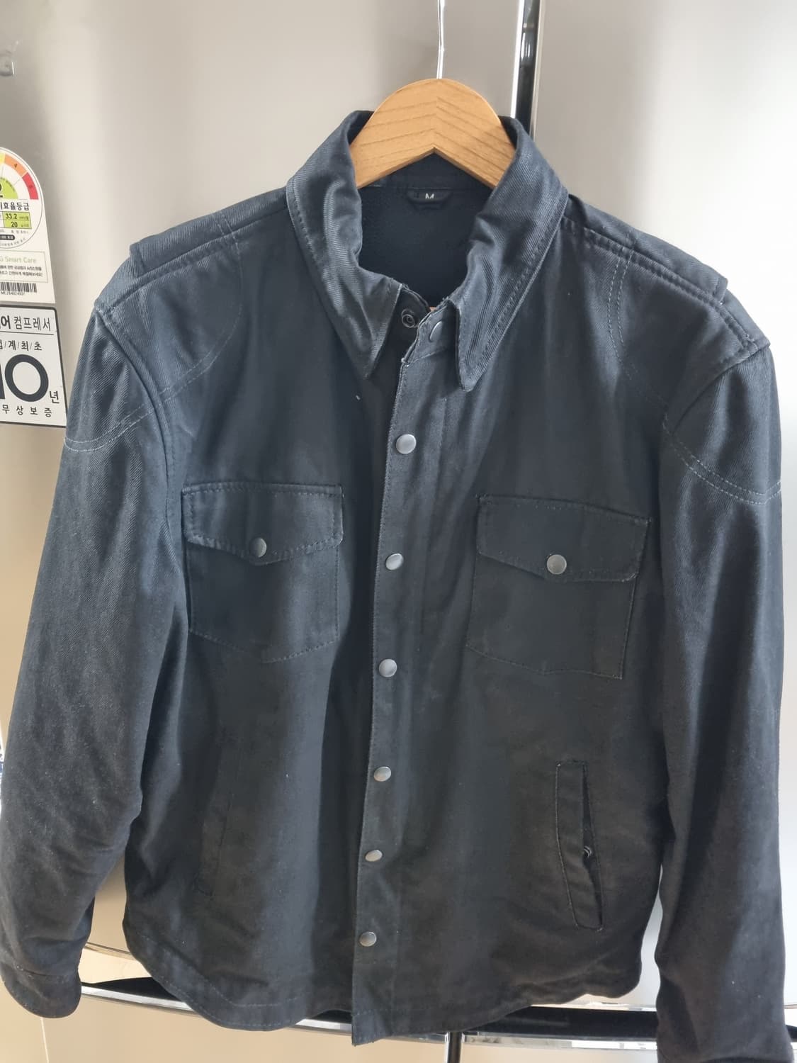 Rough neck waxed rider  jacket  상품이미지1