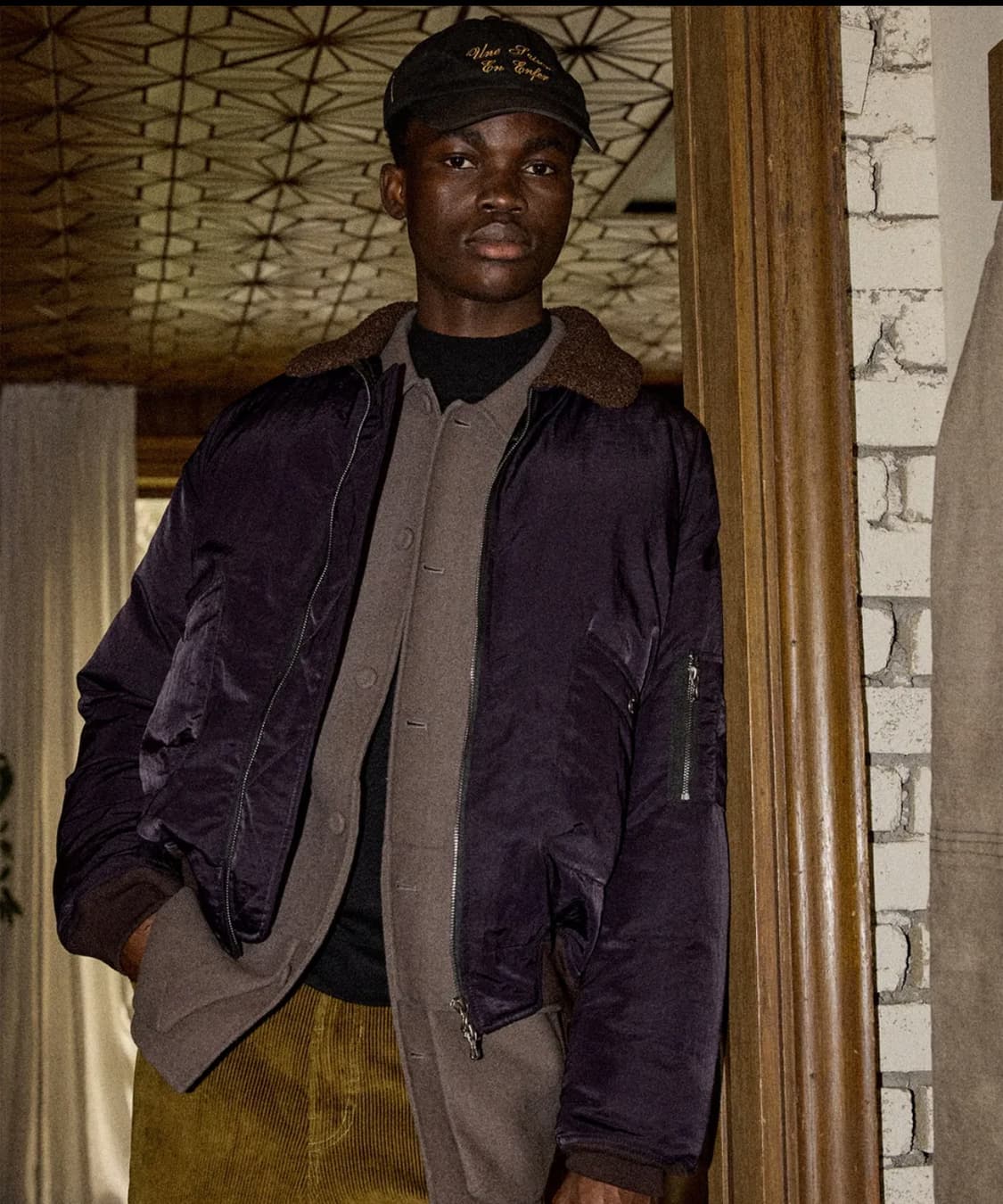 필프(pealp) 봄버 ma1 네이비 상품이미지4