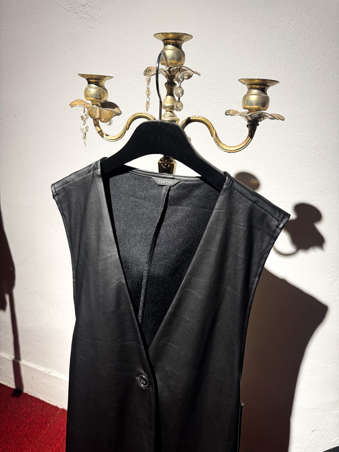 fake Leather Vest 상품이미지3