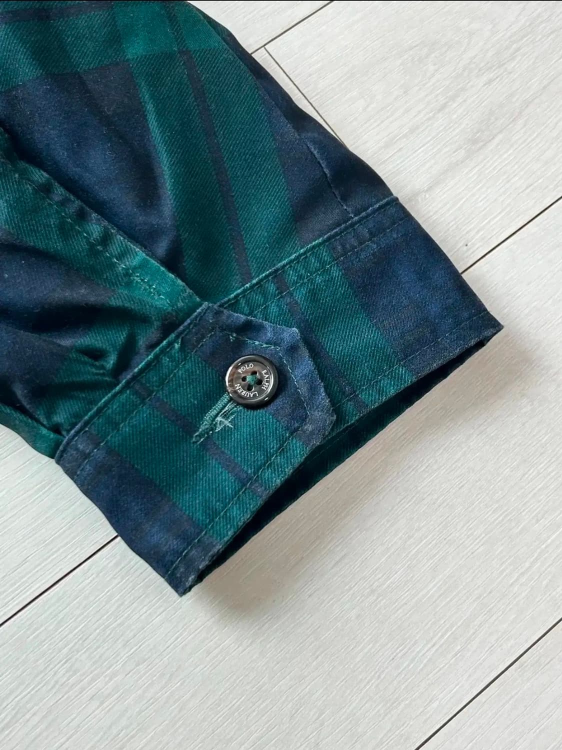 폴로 랄프로렌 바이스윙 블랙와치 타탄체크 간절기 블루종 점퍼 자켓 상품이미지8