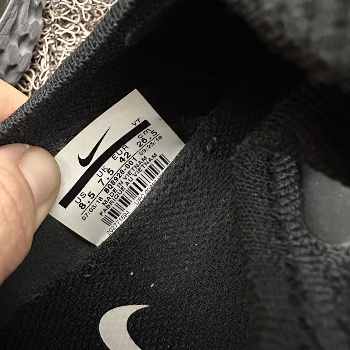 NIKE 나이키 에픽 리액트 플라이니트2 런닝화 운동화 블랙 265 상품이미지5