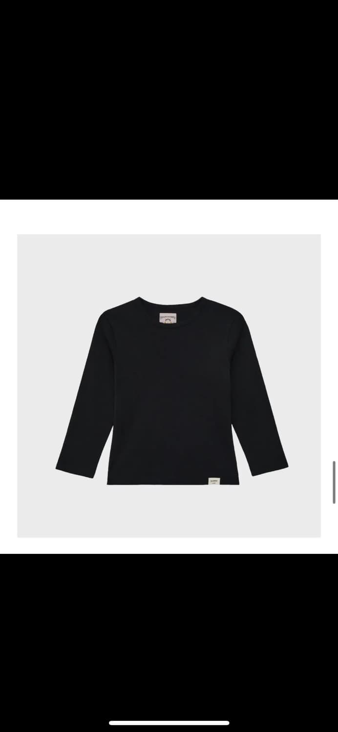 글로니 3/4 G CLASSIC TEE  블랙 상품이미지2