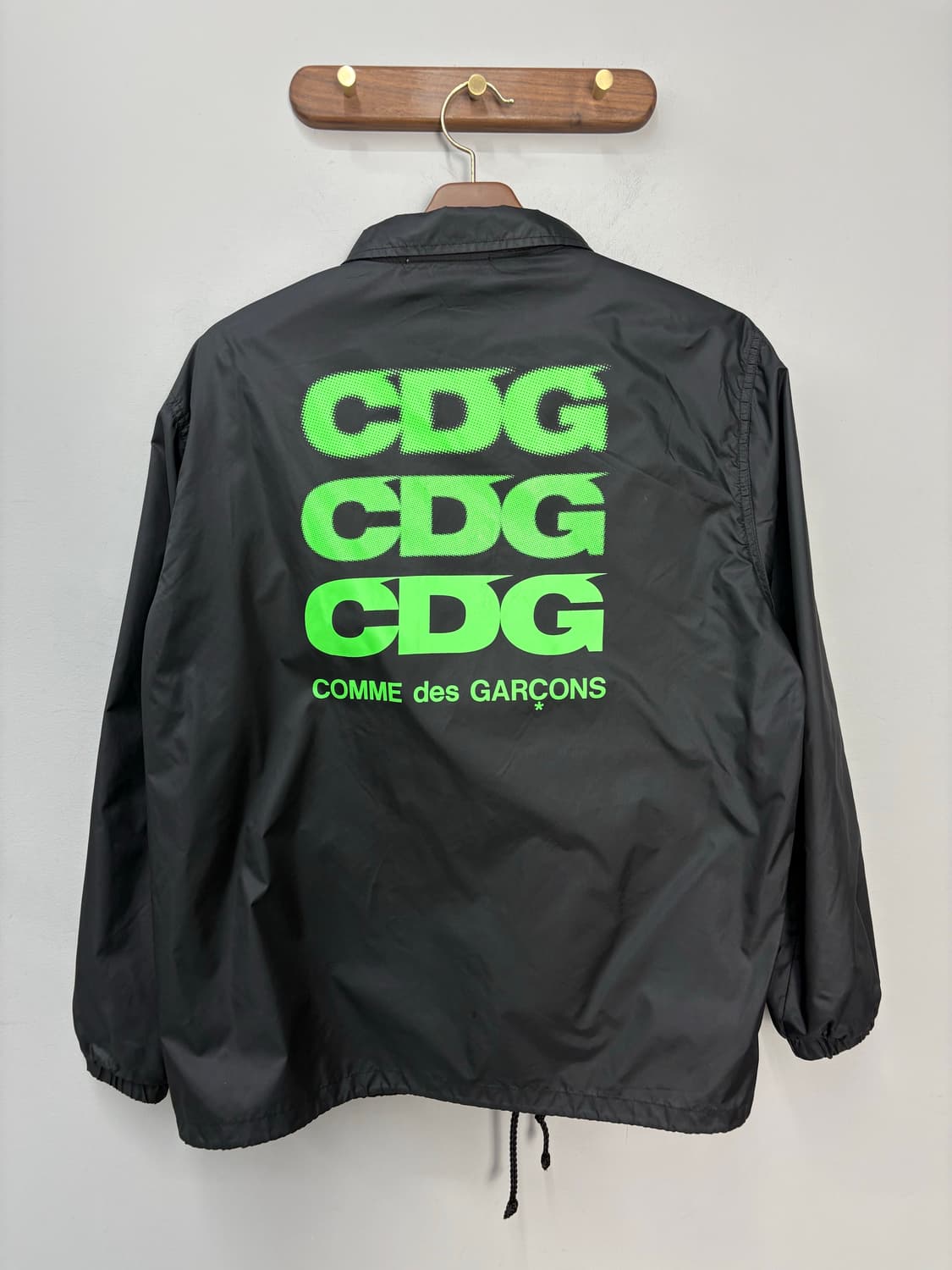 꼼데가르송 CDG 네온그린 나일론 코치자켓 A3208 상품이미지5