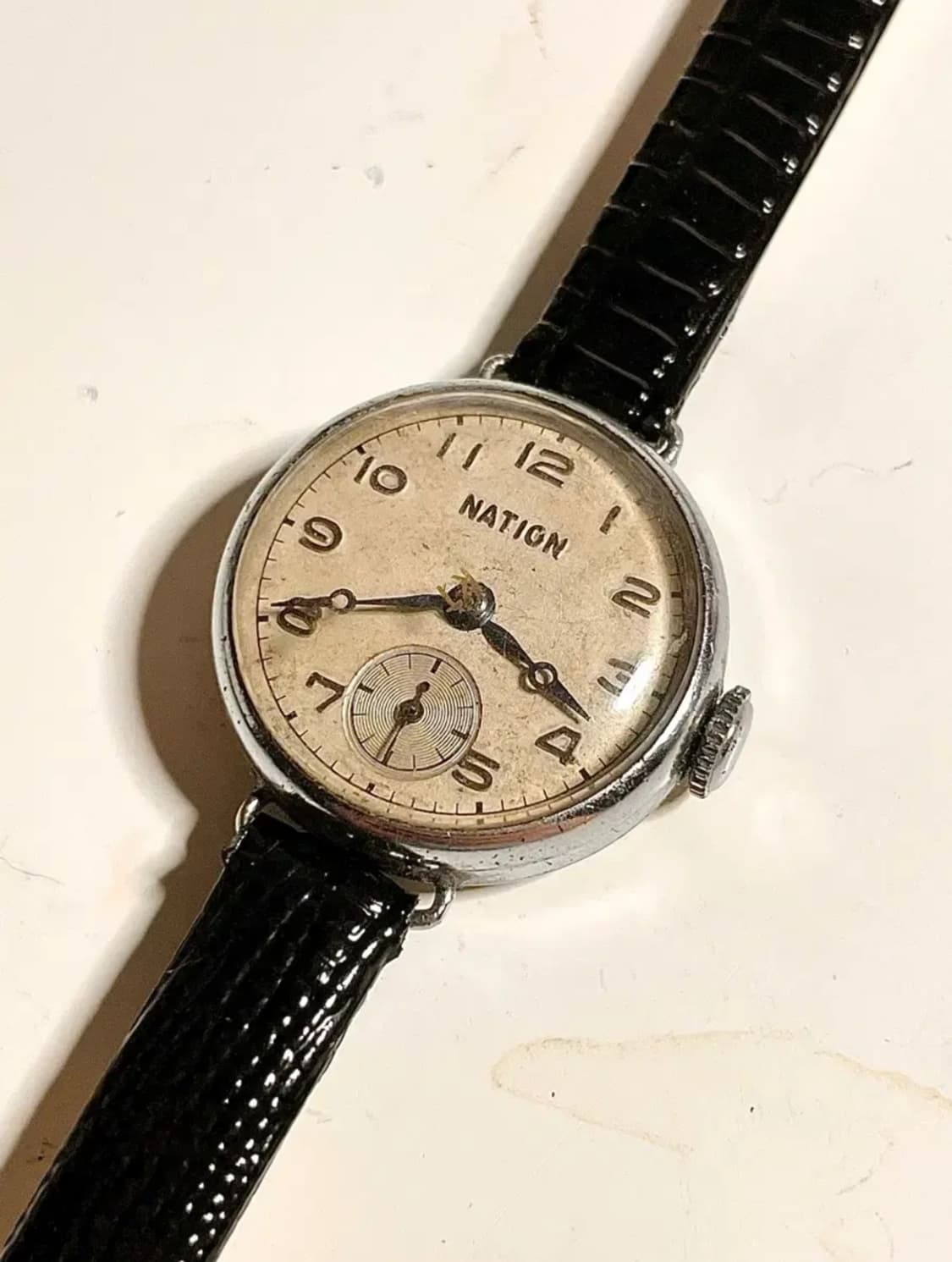 1930년대 빈티지 세이코 네이션 트렌치 수동 시계 일본 엔틱 SEIKO 상품이미지1