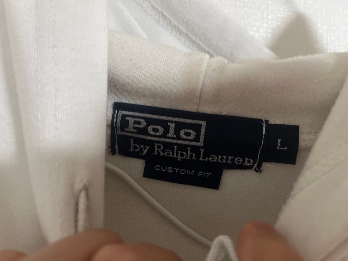 빅포니 화이트 후드티 상품이미지2