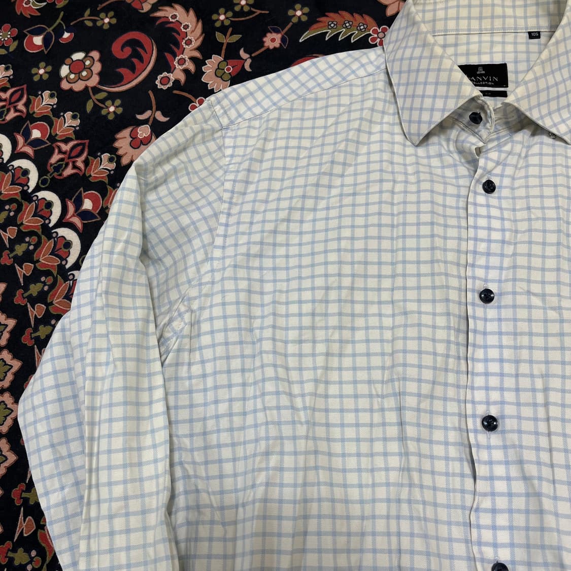 랑방 컬렉션 남성 스탠다드 체크 셔츠 XL/105 상품이미지8