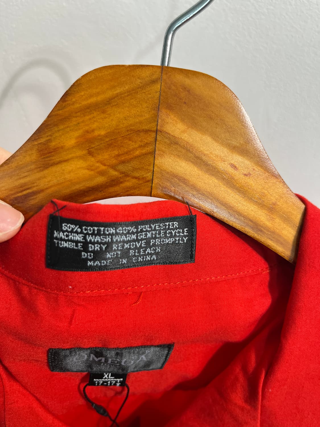 90s Omega Guayabera Shirts (쿠바 셔츠) XL 상품이미지4