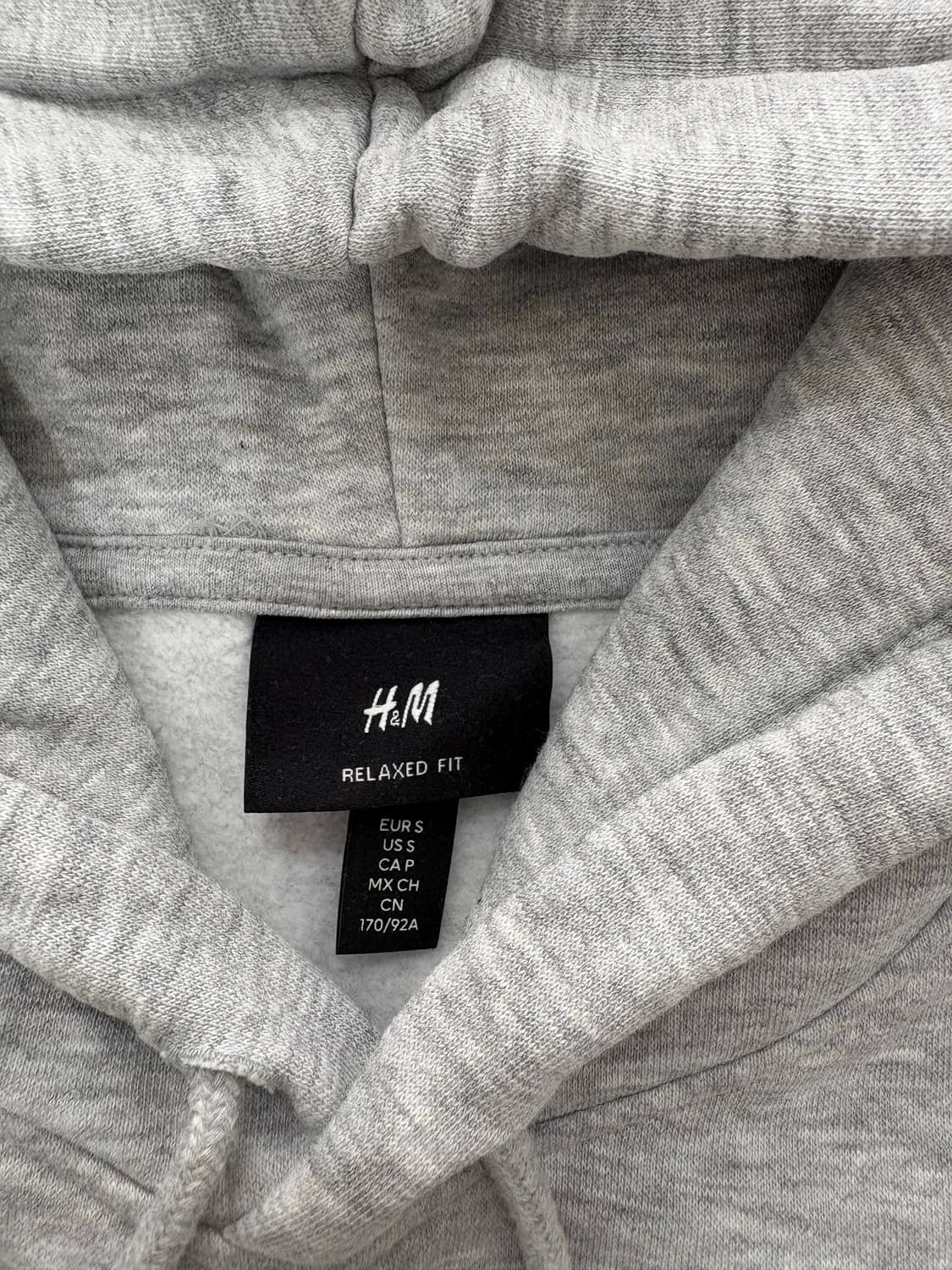 H&M 그레이 후드티  상품이미지2