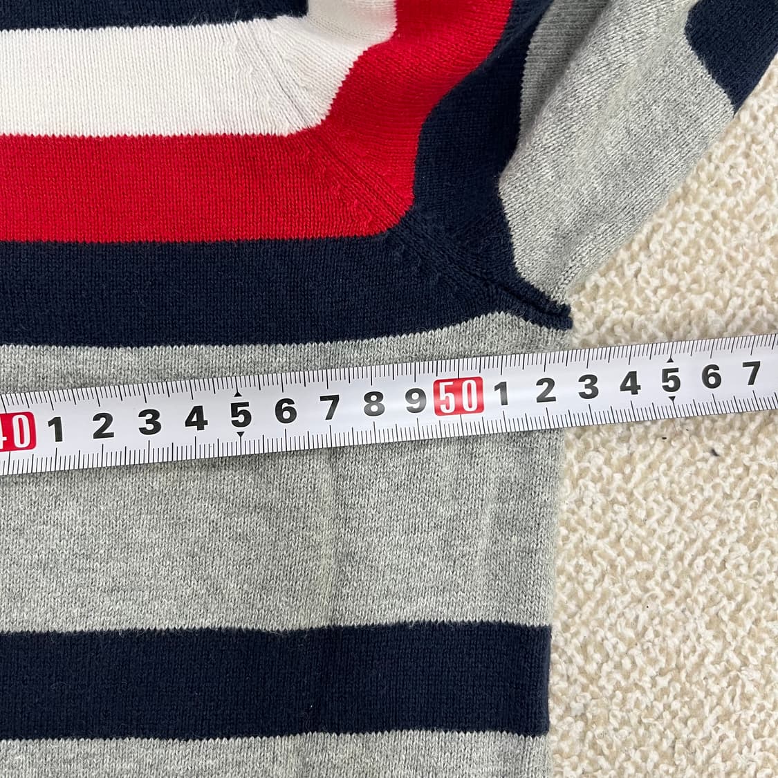 [L] 타미힐피거 스트라이프 크루넥 니트 스웨터 맨투맨  0119M1 상품이미지9