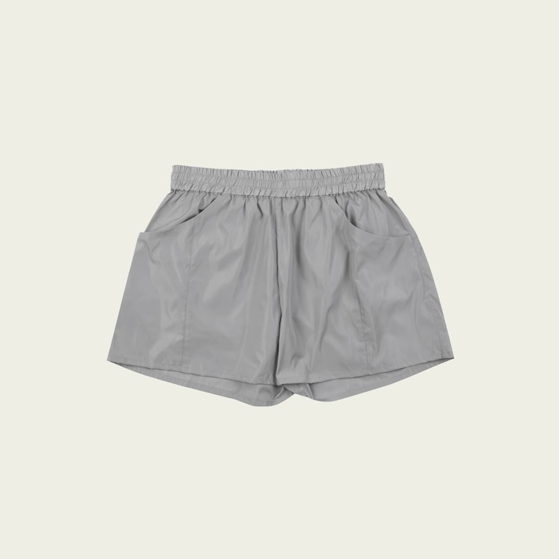 리본빛 쇼츠 실버 Tuck Shorts - Silver (새상품, 택O) 상품이미지1