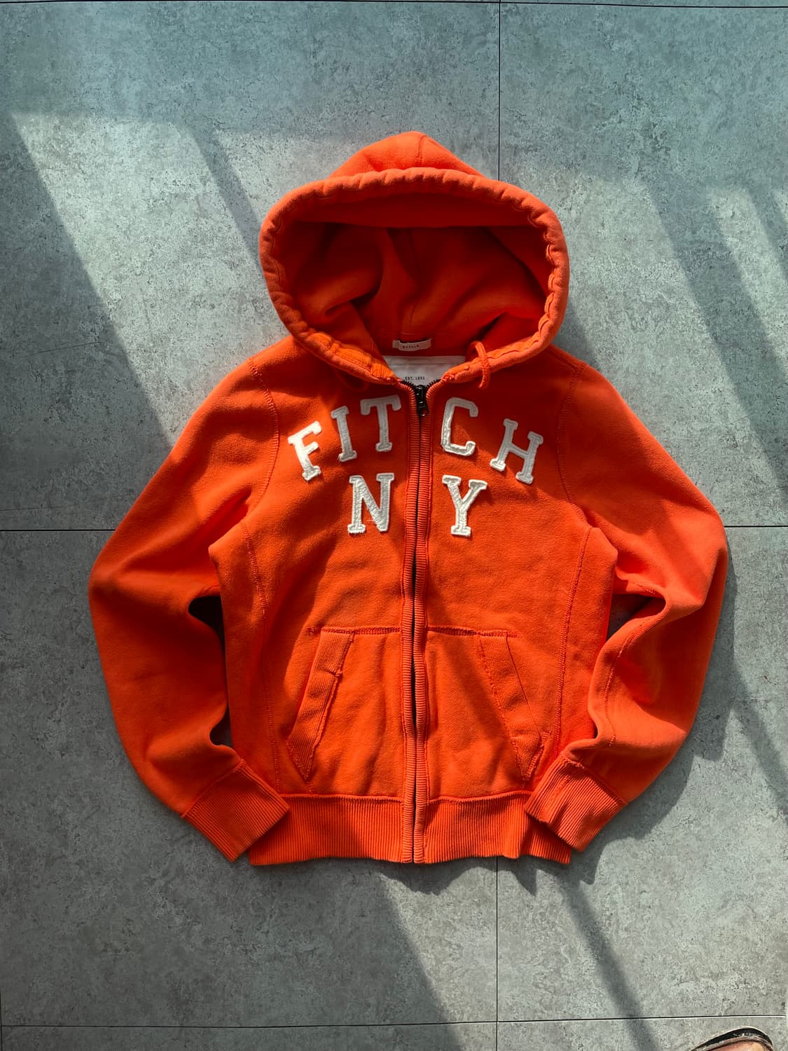 아베크롬비 오랜지 후드집업 상품이미지1