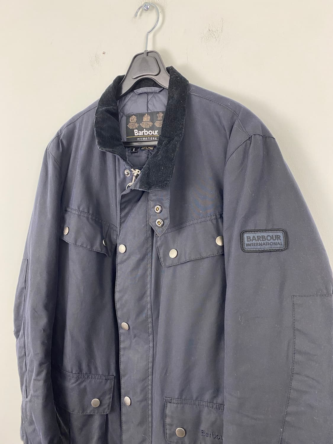 바버 Barbour 인터내셔널 듀크 왁스 자켓 (S) 상품이미지3