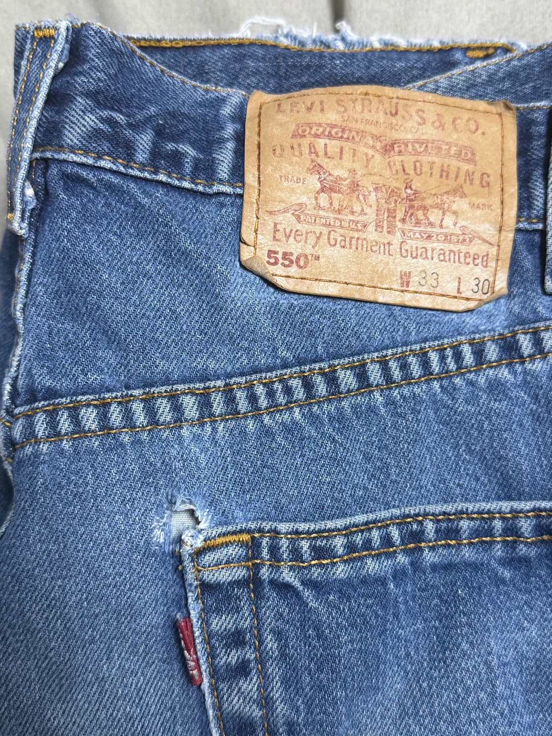 90s 리바이스 550 33 30 상품이미지7