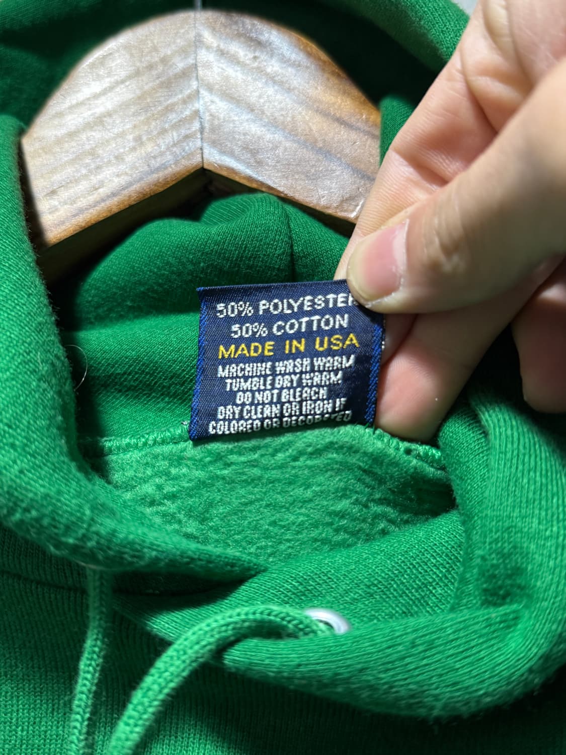 잔스포츠 Jansport 50/50 튜블러 후디 스웻 그린 상품이미지4