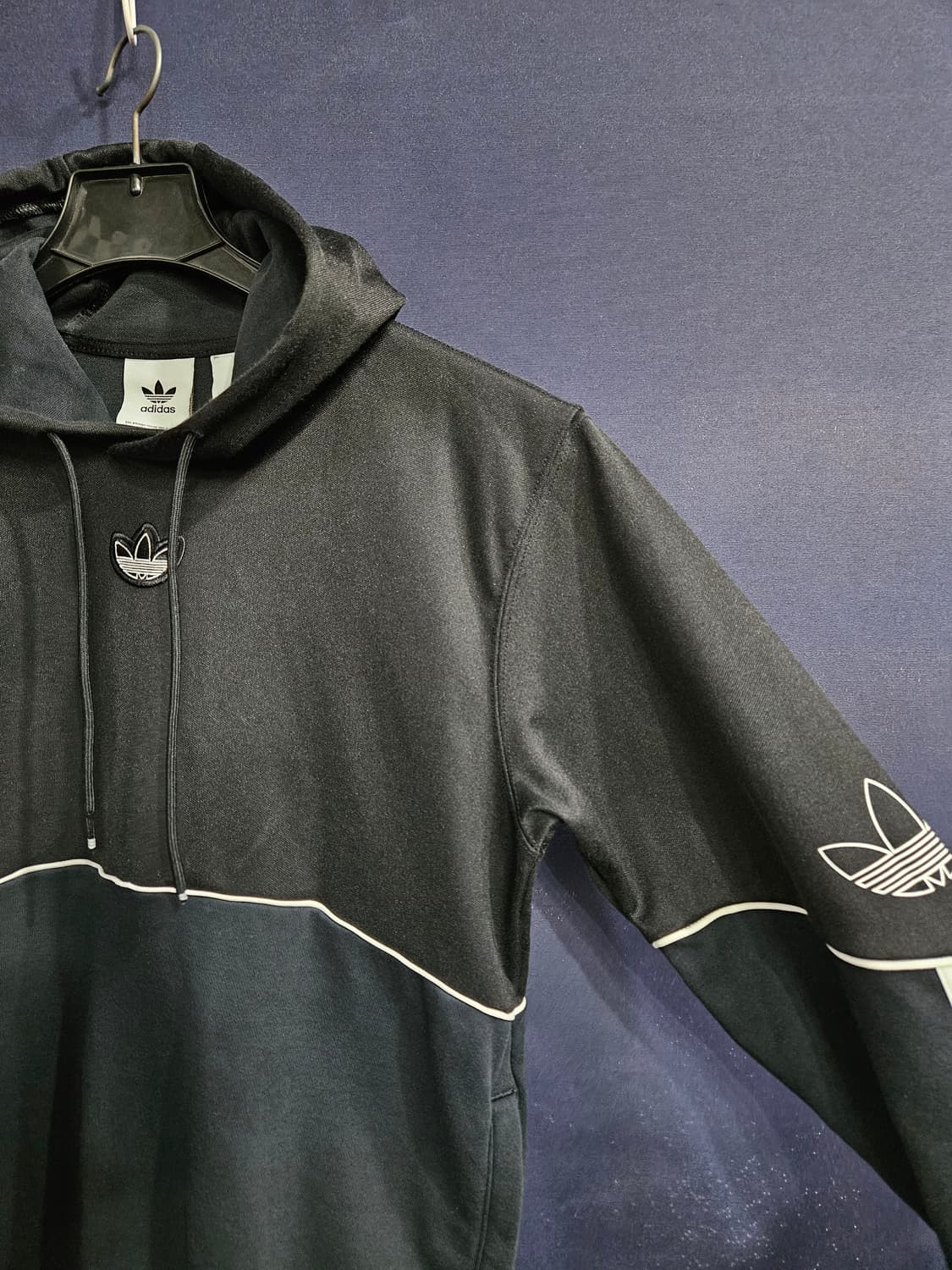 아디다스 삼선 투톤 남성 95 후드티  상품이미지4