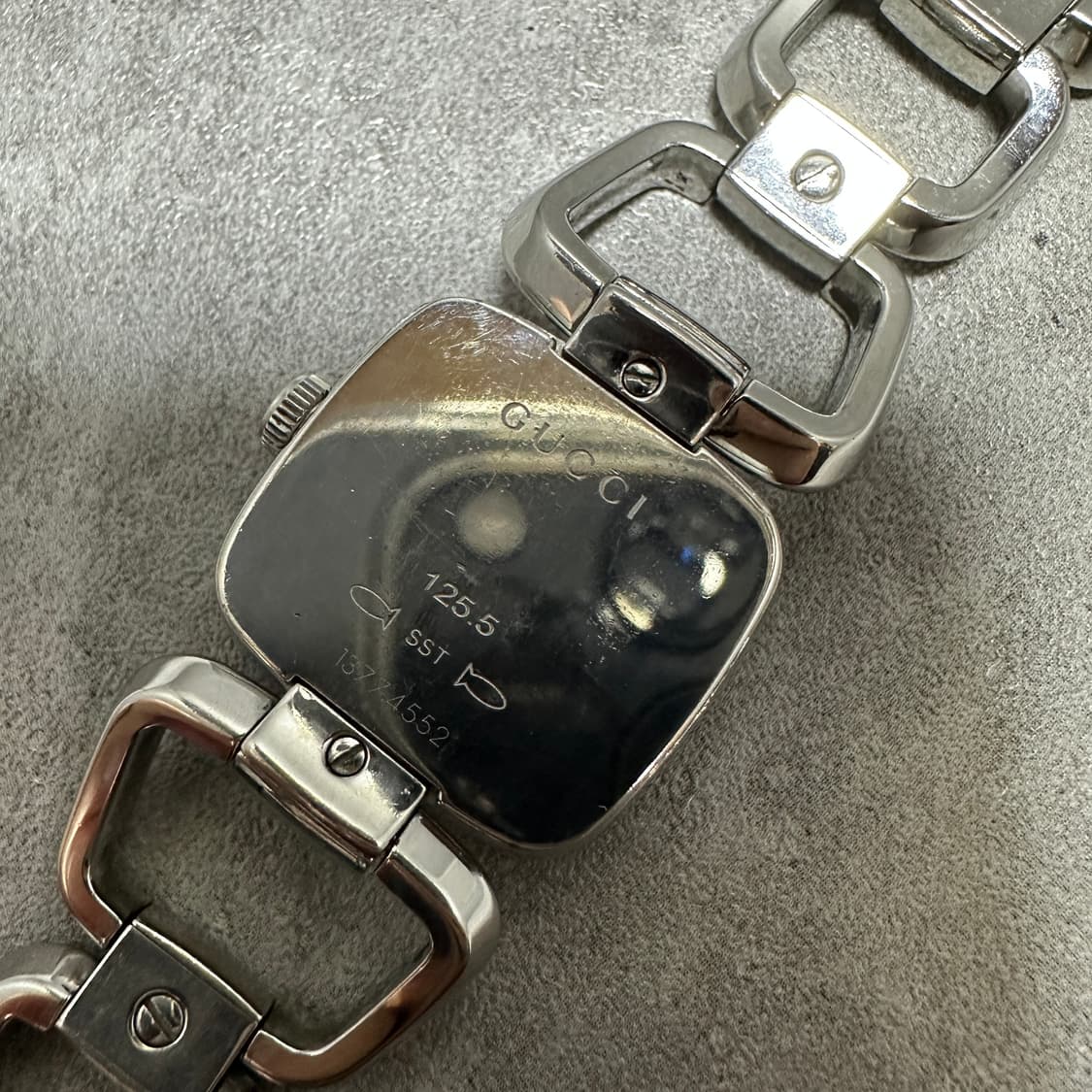 구찌 3P 다이아 메탈 시계 125.5 상품이미지5