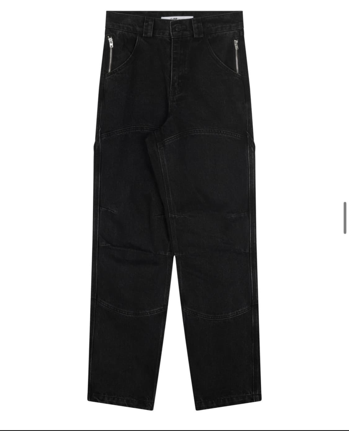S) 플라스틱프로덕트 카프 포켓 팬츠 블랙 상품이미지1