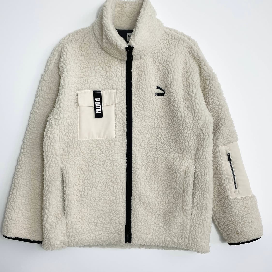 D2 PUMA 푸마 쉐르파 뽀글이 플리스 자켓 S사이즈 상품이미지1