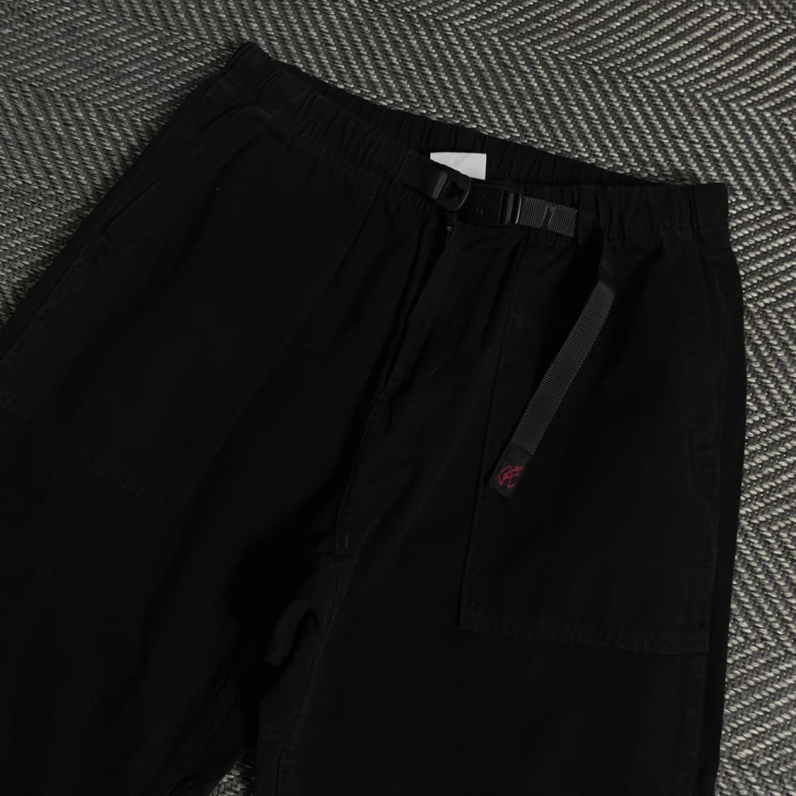 그라미치 벨티드 테이퍼드 치노 팬츠 블랙y 3616 상품이미지4