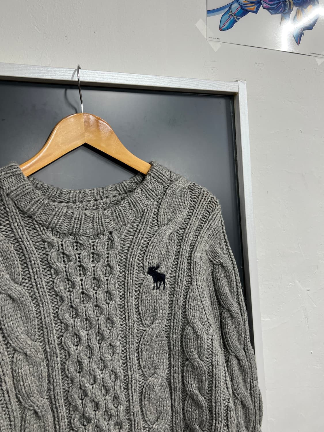 Abercrombie 아베크롬비 꽈배기 케이블 니트 상품이미지2