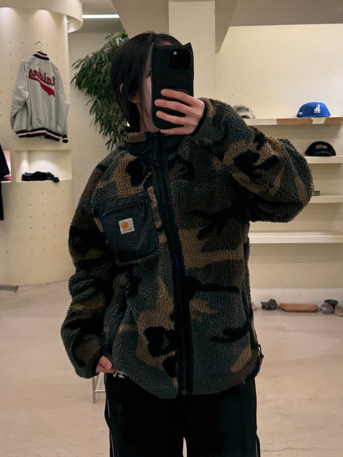 칼하트 wip 카모플라쥬 스카우트 플리스 자켓 U55 상품이미지1