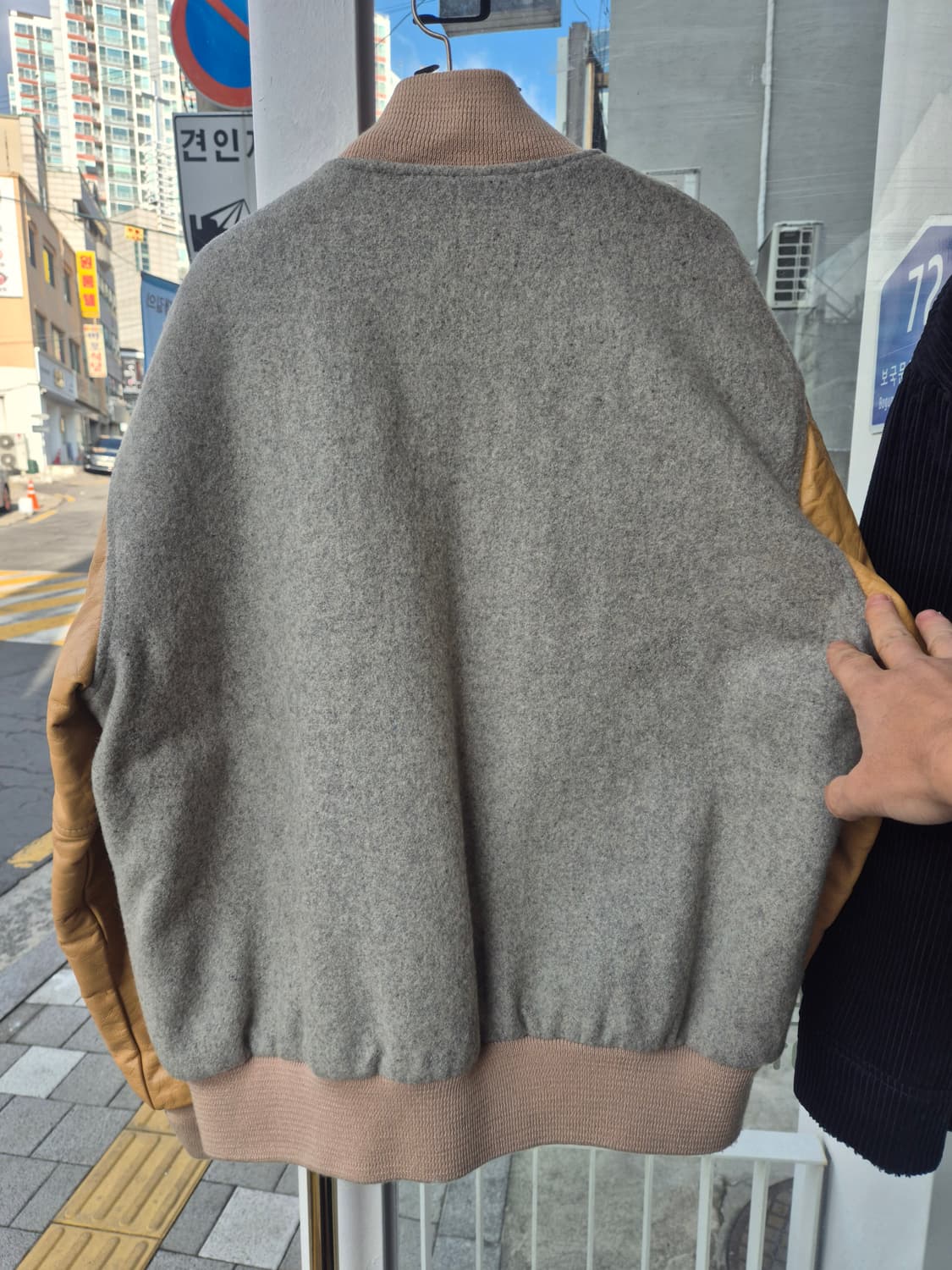 GAME 바시티 자켓 회색 L 사이즈 상품이미지2