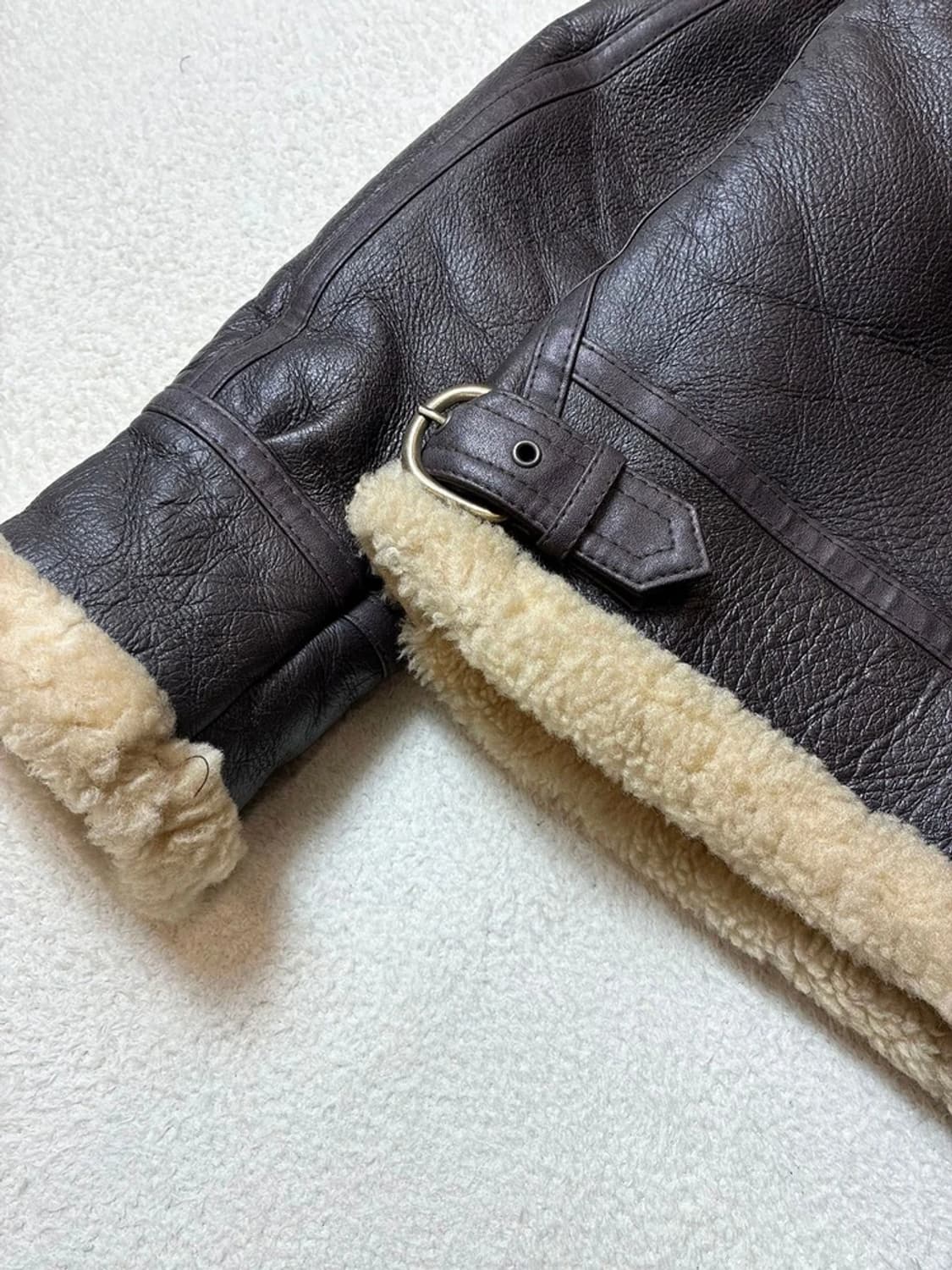 베스트클럽 90's B-3 램스킨 무스탕 자켓 PN6652    상품이미지9