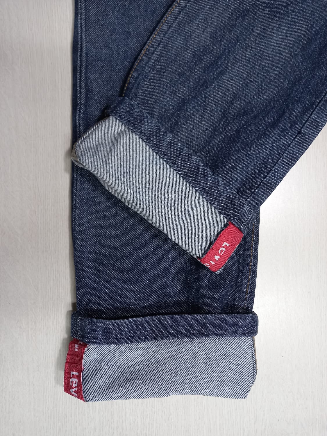 26 90's 리바이스512-0301 생지 일자진 진청 26-611 상품이미지6