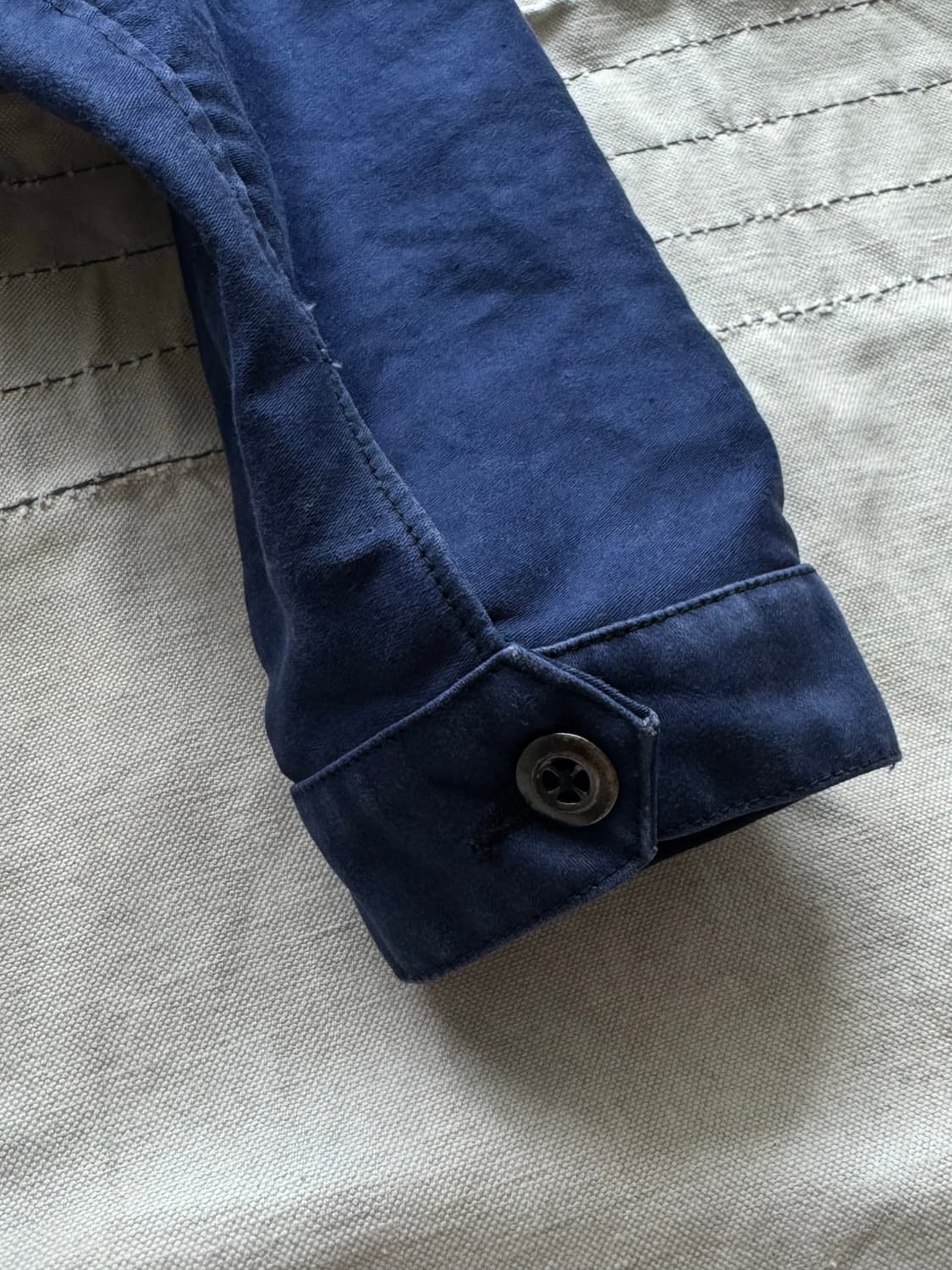 50s French moleskin cyclist jacket 상품이미지6
