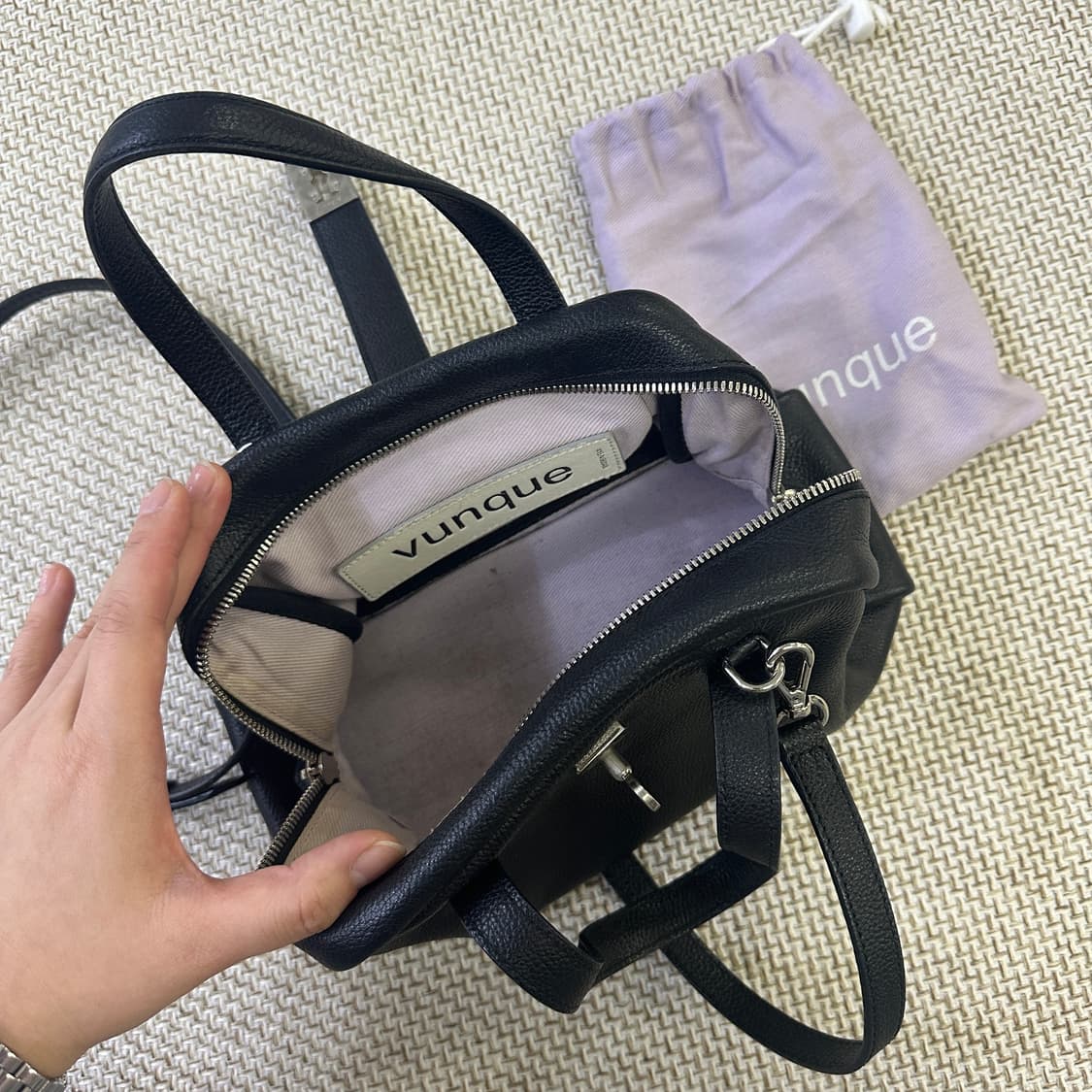 실측확인 분크 토트백 겸 숄더백  0416D 상품이미지3