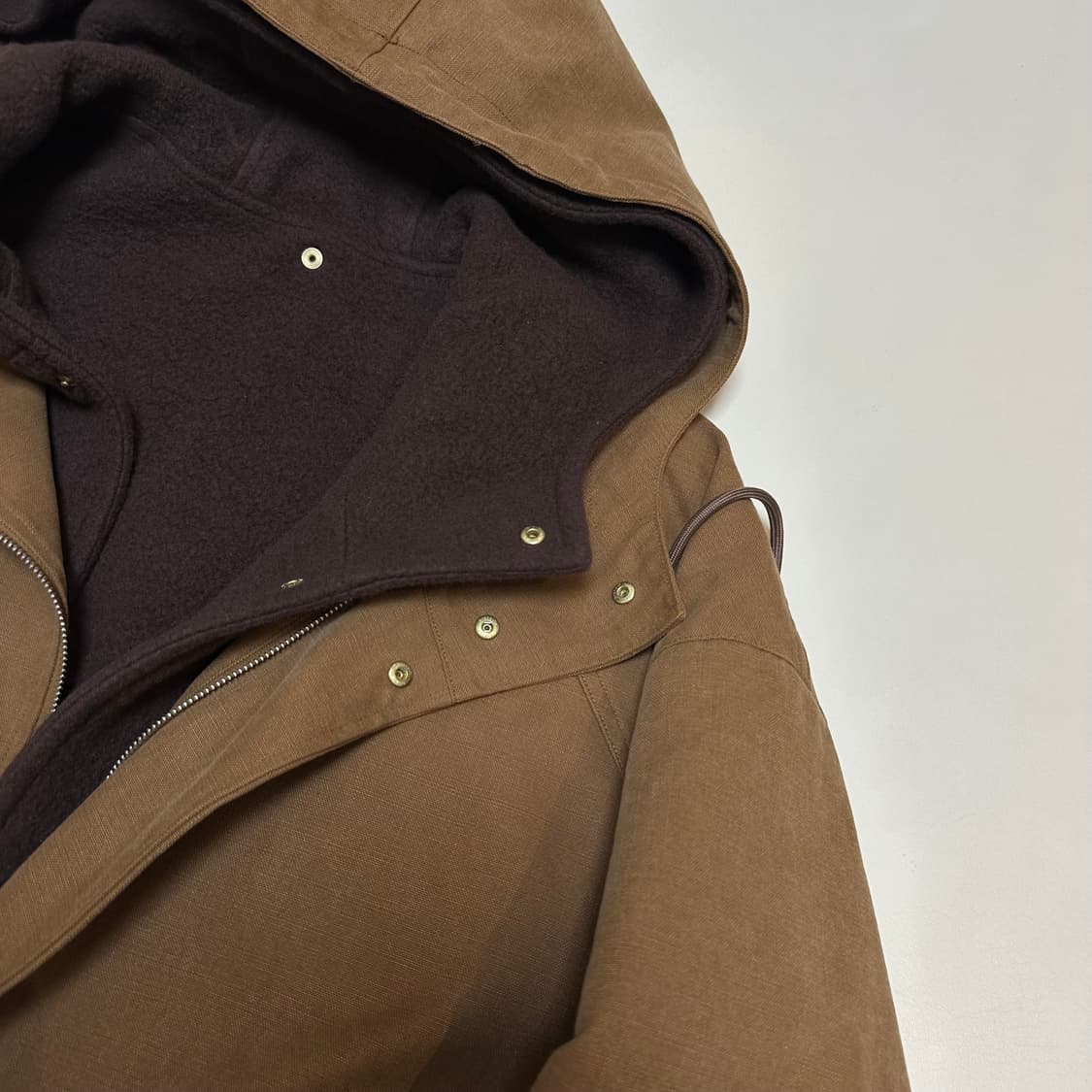 오라리 Auralee 워시드 헤비 캔버스 라이너 코트 상품이미지7