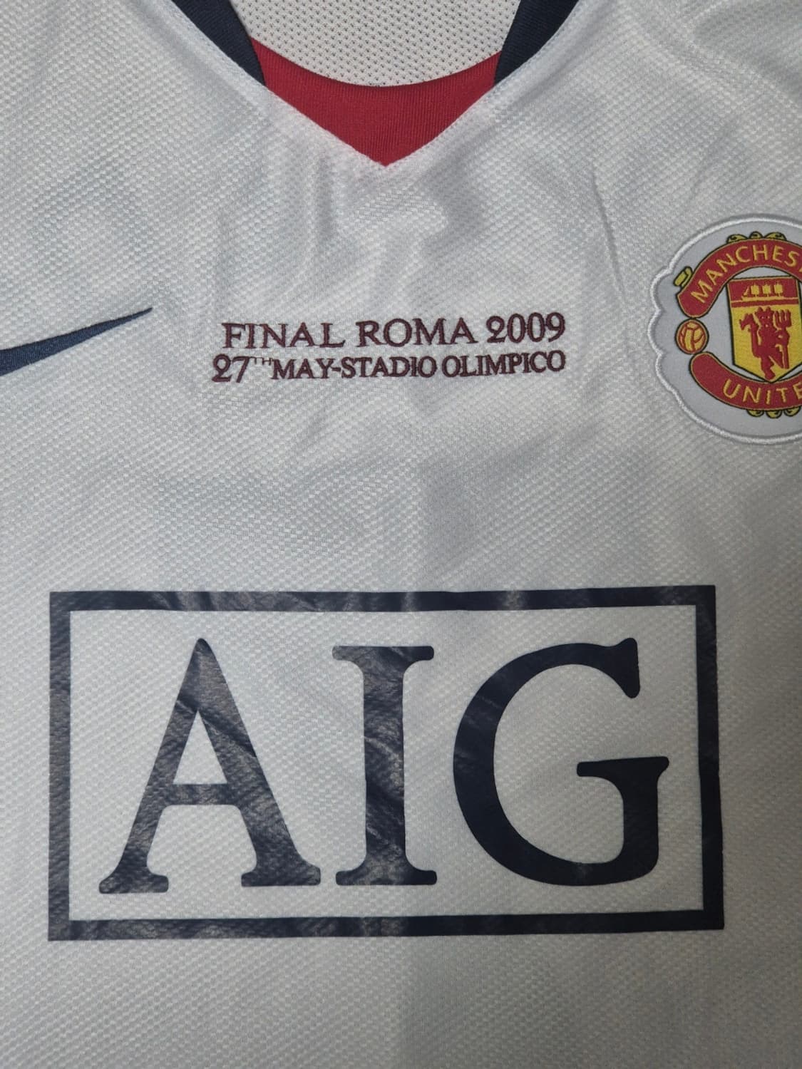 레트로)08-09 맨유 어웨이 챔스파이널버전 호날두 긴팔 유니폼 L 상품이미지4