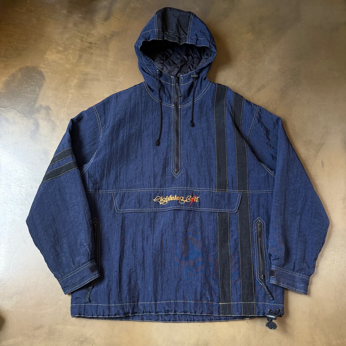 L~XL 90S 라이트닝 볼트 나일론 아노락 상품이미지1