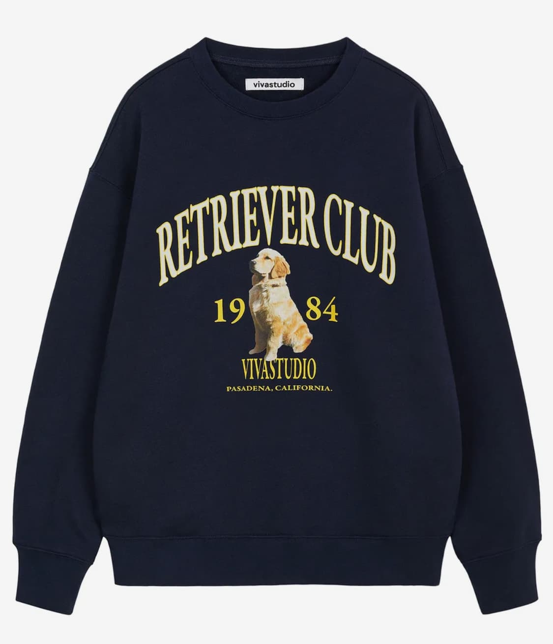비바스튜디오 RETRIEVER CREWNECK [NAVY] 상품이미지1