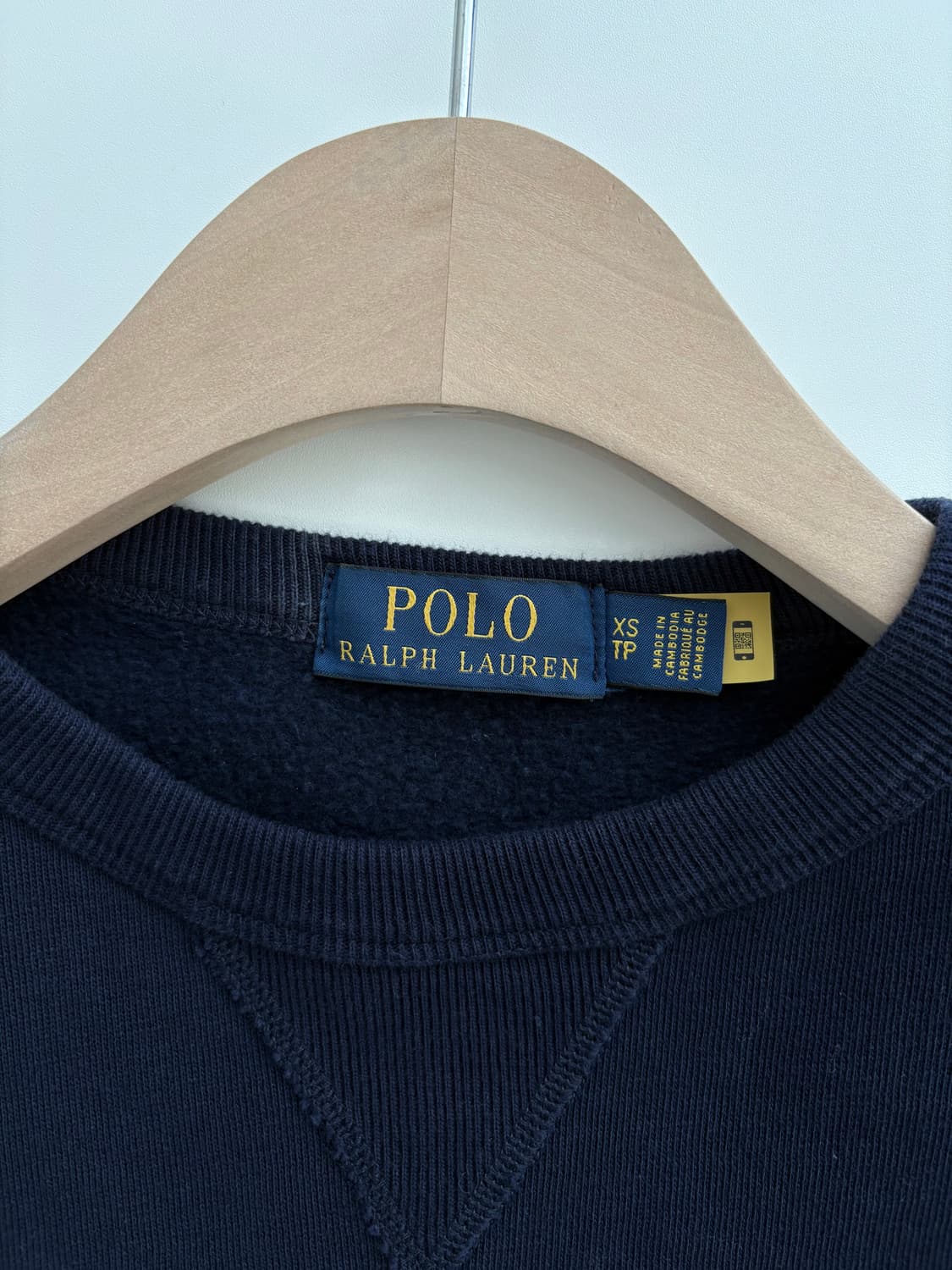 Polo 폴로 랄프로렌 QR신형 네이비컬러 POLO 아치로고 맨투맨 상품이미지7