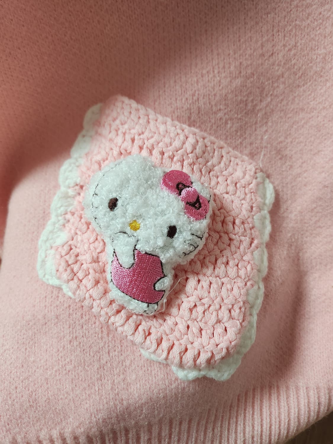 헬로키티 핑크 진주 세일러 가디건 상품이미지5