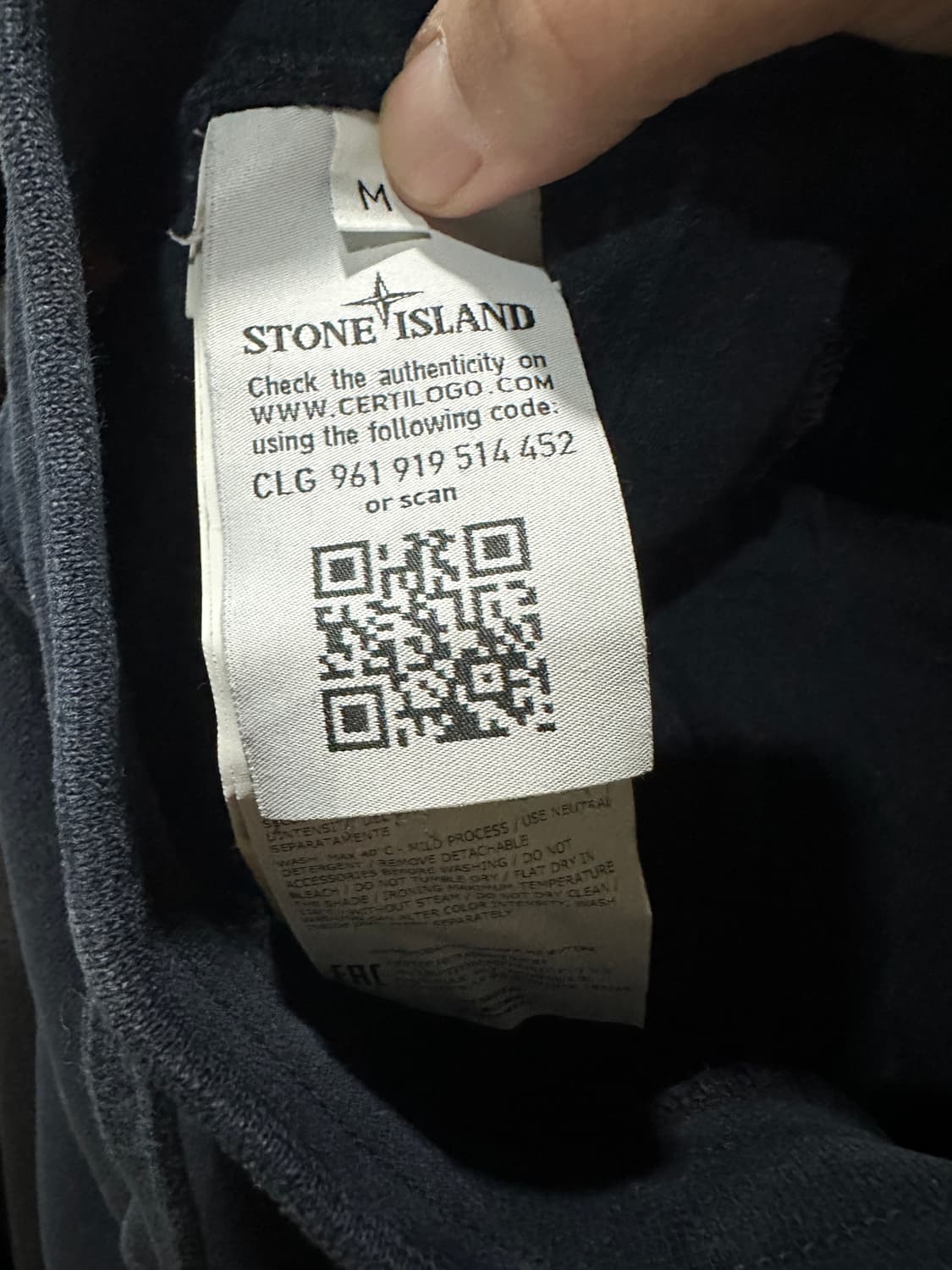 스톤아일랜드 조거팬츠 네이비M 상품이미지6