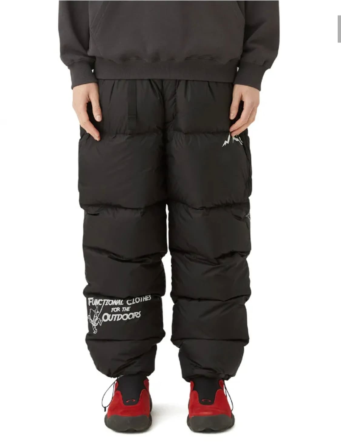 예스아이씨 패디드 덕다운 바지 상품이미지1