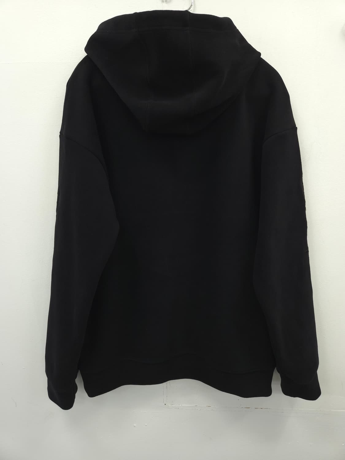 L [대장급]중고유일 챔피온 스웨이드 스펠링 팔자수 블랙 후드티 상품이미지8